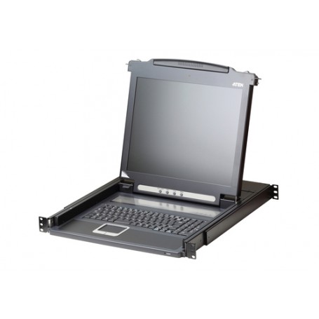 ATEN CL1000M console a rack 43,2 cm (17") 1280 x 1024 Pixel Metallo, Plastica Nero 1U