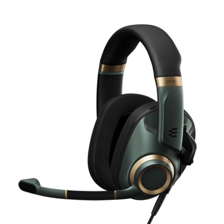 EPOS H6PRO Closed Auricolare Cablato A Padiglione Gaming Nero, Oro, Verde