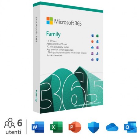 MICROSOFT 365 FAMILY ITA SUB1Y MED