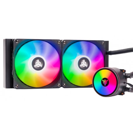 itek EVOLIQ 240 V2 ARGB Processore Kit di raffreddamento a liquido 12 cm Nero