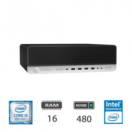 HP 800 G5 SFF I5-8500/16/NVME480/W11P/2Y