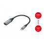 Equip 133492 cavo e adattatore video 0,15 m USB tipo-C HDMI Nero, Grigio