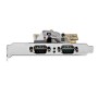 StarTech.com Scheda seriale PCI Express a due porte - Scheda di interfaccia seriale da PCIe a 2x RS232 (DB9)- Scheda PCIe con st