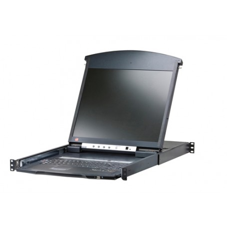ATEN KL1508AiN console a rack 48,3 cm (19") 1280 x 1024 Pixel Metallo Nero 1U