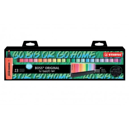 STABILO BOSS ORIGINAL evidenziatore 23 pz Punta smussata Multicolore