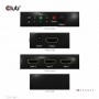 CLUB3D 3 to 1 HDMI 8K60Hz Switch switch per keyboard-video-mouse (kvm) Nero