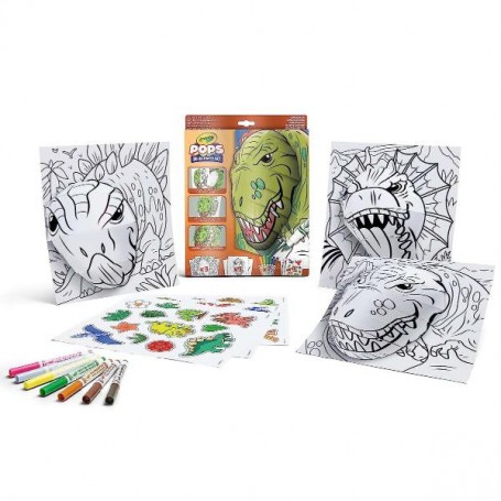 SET ATTIVITÀ POPS DINOSAURI