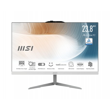 MSI Modern AM242 12M-637IT Intel® Core™ i5 i5-1235U 60,5 cm (23.8") 1920 x 1080 Pixel PC All-in-one 8 GB DDR4-SDRAM 512 GB SS