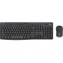 Logitech MK295 Silent Wireless Combo tastiera Mouse incluso Ufficio RF Wireless QWERTY Inglese UK Grafite