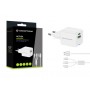 Conceptronic ALTHEA16W Caricabatterie per dispositivi mobili Universale Bianco AC Ricarica rapida Interno