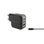 Conceptronic ALTHEA17B Caricabatterie per dispositivi mobili Universale Nero AC Ricarica rapida Interno