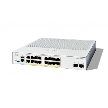 CATALYST 1300 16-PORT GE, FULL POE, 2X1G SFP