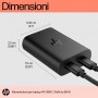 HP Caricabatterie per laptop USB-C GaN da 65 W
