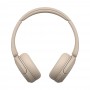 Sony WH-CH520 Auricolare Wireless A Padiglione Musica e Chiamate USB tipo-C Bluetooth Base di ricarica Crema