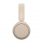 Sony WH-CH520 Auricolare Wireless A Padiglione Musica e Chiamate USB tipo-C Bluetooth Base di ricarica Crema