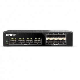 QNAP 12PORTS SWITCH 4X100GBE SFP+ 8X25GBE SFP