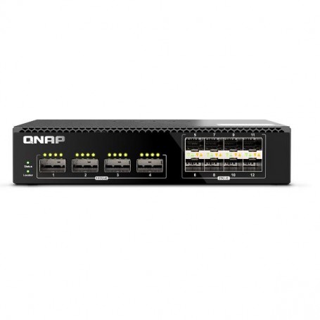 QNAP 12PORTS SWITCH 4X100GBE SFP+ 8X25GBE SFP