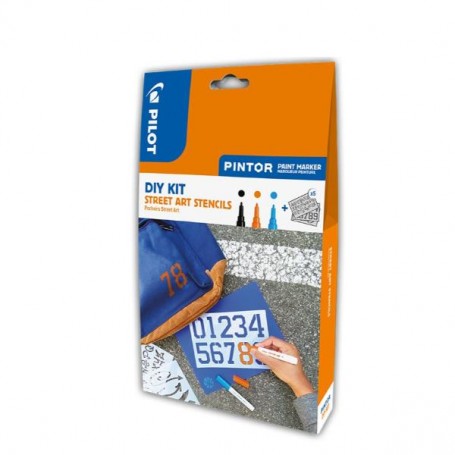 KIT   PINTOR- STREET ART SETENCIL