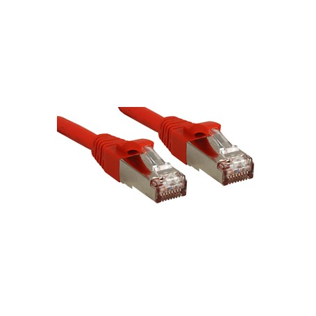 Lindy Cat.6 SSTP / S/FTP PIMF Premium 0.5m cavo di rete Rosso 0,5 m