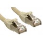 Lindy Cat.6 SSTP/S/FTP PIMF Premium Patch Cable 1.0m cavo di rete Beige 1 m