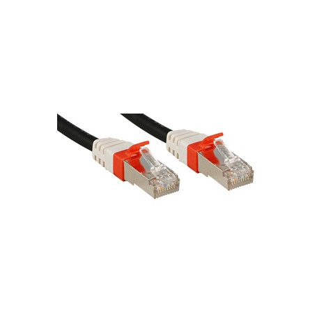 Lindy Cat.6 (A) SSTP / S/FTP PIMF Premium 5.0m cavo di rete Nero 5 m