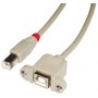 Lindy 31801 cavo USB USB 2.0 1 m USB B Grigio