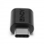 Lindy 41893 adattatore per inversione del genere dei cavi USB 3.2 Type C Nero