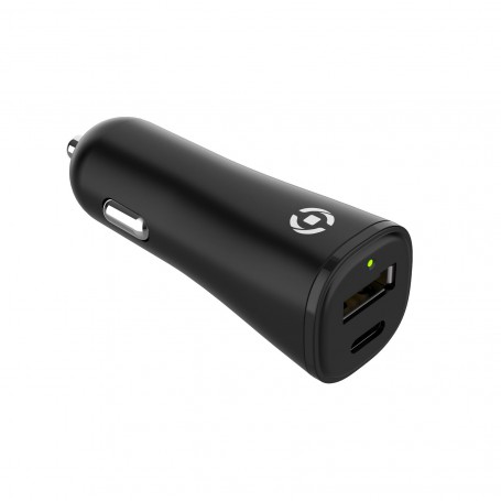 GRS CAR CHARGER USB-A USB-C BK