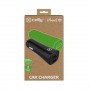 GRS CAR CHARGER USB-A USB-C BK
