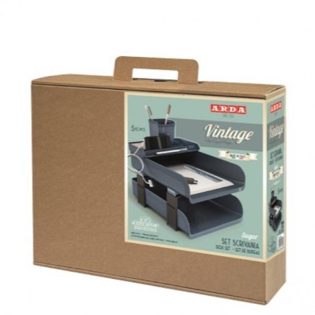 SET 5 PZ SCRIVANIA VINTAGE SUGAR-