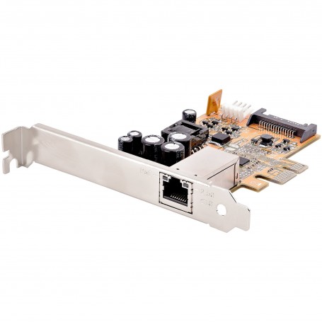 StarTech.com Scheda di rete PCI Express x1 a 1 porta, Scheda Ethernet PCIe con RJ45, Interfaccia di rete da 2.5 Gb NIC PoE 802.3