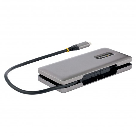 StarTech.com Hub USB-C a 4 porte - Multipresa USB Type-C Portatile con Power Delivery 100W Pass-Through - Ciabatta USB 3.1 10Gbp