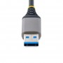 StarTech.com Hub USB a 3 porte con Ethernet - Hub USB 3.0 5Gbps alimentato via bus - Hub splitter USB-A a 3x USB-A portatile per