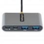 StarTech.com Hub USB-C a 4 porte con 100W Power Delivery Pass-Through - Adattatore USB C a 2x USB-A + 2x USB-C - USB 3.0 5Gbps -