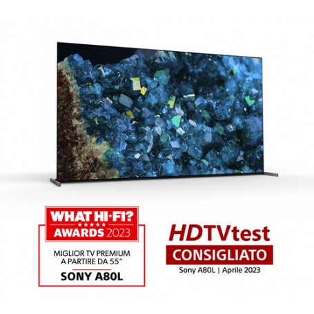 Sony BRAVIA XR | XR-83A80L | OLED | 4K HDR | Google TV | ECO PACK | BRAVIA CORE | Perfect for PlayStation5 | Metal Flush Surface