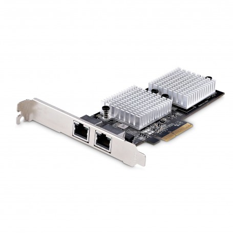 StarTech.com Scheda di Rete PCIe 10GbE a 2 Porte - Scheda di Espansione Ethernet Gigabit per PC/Server, Adattatore di Rete PCI E