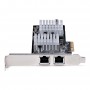 StarTech.com Scheda di Rete PCIe 10GbE a 2 Porte - Scheda di Espansione Ethernet Gigabit per PC/Server, Adattatore di Rete PCI E