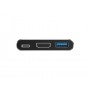 Conceptronic DONN18G replicatore di porte e docking station per laptop Cablato USB 3.2 Gen 1 (3.1 Gen 1) Type-C Grigio