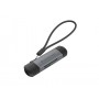 Conceptronic BIAN05G lettore di schede USB 3.2 Gen 1 (3.1 Gen 1) Type-A/Type-C Grigio