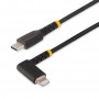 StarTech.com Cavo USB-C a Lightning da 1 m - Cavo di ricarica/sincronizzazione da USB Tipo-C a Lightning in fibra aramidica resi