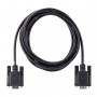 StarTech.com Cavo Seriale Null Modem RS232 da 3 m - Cavo Seriale Crossover con Schermatura in Alluminio - Cavo COM Connettore DB