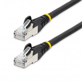 StarTech.com Cavo Ethernet CAT 6a - 5m - Nero - Cavo di rete LAN Low Smoke Zero Halogen (LSZH) - 10GbE 500MHz 100W PoE++ - Filo/