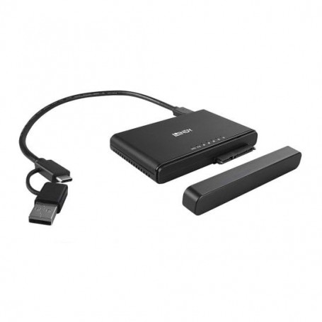 Lindy 43359 docking station per unità di archiviazione USB 3.2 Gen 2 (3.1 Gen 2) Type-C Nero