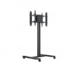 CARRELLO PER MONITOR BLACK