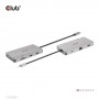 CLUB3D CSV-1594 replicatore di porte e docking station per laptop USB 3.2 Gen 1 (3.1 Gen 1) Type-C Nero, Grigio