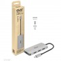 CLUB3D CSV-1547 hub di interfaccia USB 3.2 Gen 2 (3.1 Gen 2) Type-C 10000 Mbit/s Nero, Argento
