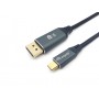 Equip 133423 cavo e adattatore video 3 m USB tipo-C DisplayPort Grigio