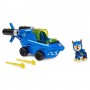 PAW Patrol Aqua Pups, Shark Vehicle trasformabile di Chase con action figure da collezione, giocattoli per bambini dai 3 anni in