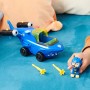 PAW Patrol Aqua Pups, Shark Vehicle trasformabile di Chase con action figure da collezione, giocattoli per bambini dai 3 anni in