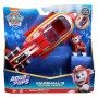 PAW Patrol Aqua Pups, Shark Vehicle trasformabile di Chase con action figure da collezione, giocattoli per bambini dai 3 anni in